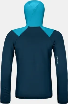 Ortovox Fleece Grid Hoody Funktionsjacke mountain blue (Herren)