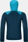 Ortovox Fleece Grid Hoody Funktionsjacke mountain blue (Herren) Vorschaubild