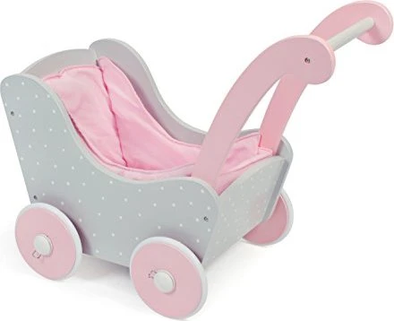 Bayer Chic 2000 Holzpuppenwagen Puntos Grey