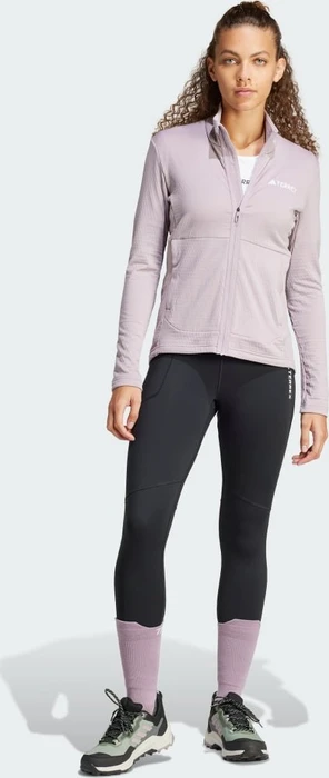 adidas Terrex Multi Light Fleece Jacke preloved fig (Damen)