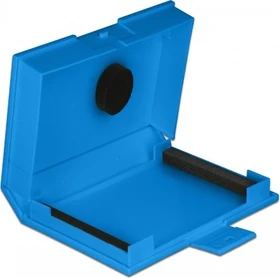 DeLOCK Protection Box for 3.5" HDD, 3.5", blau