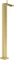 Hansgrohe Axor MyEdition Waschbeckenarmatur bodenstehend mit Push-Open Ablaufgarnitur ohne Platte brushed brass Vorschaubild