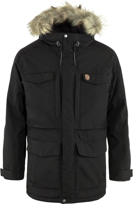 Fjällräven Nuuk Modell 2022 Funktionsmantel schwarz (Herren)