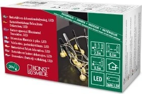 Konstsmide Dekolichterkette LED 20x warmweiß