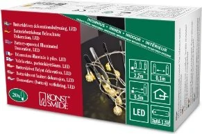 Konstsmide Dekolichterkette LED 20x warmweiß