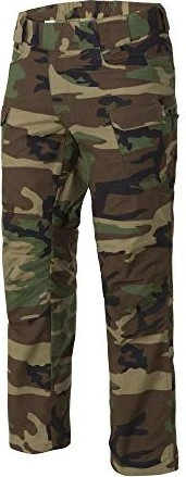 Helikon-Tex Urban Tactical Polycotton Ripstop Hose lang us woodland (Herren)