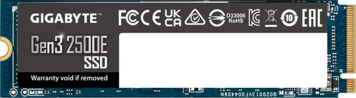 GIGABYTE Gen3 2500E SSD 2TB, M.2 2280 / M-Key / PCIe 3.0 x4