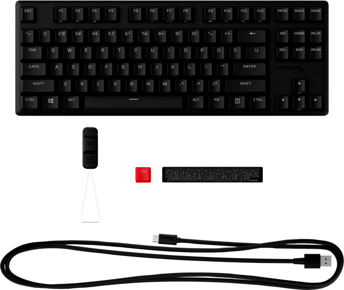 HP HyperX Alloy Origins Core, PBT, LEDs RGB, HyperX BLUE, USB, US