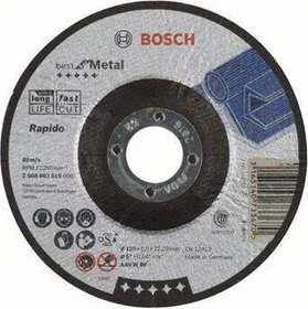 Bosch Professional A60WBF Best for Metal Trennscheibe, 125x1x22.23mm, 1 Stück
