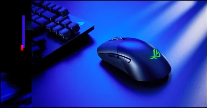 ASUS ROG Keris Wireless AimPoint schwarz, USB/Bluetooth