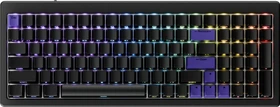 Ducky Cushion 98, Matte Black, Shush Silent Red Linear, USB/Bluetooth, US