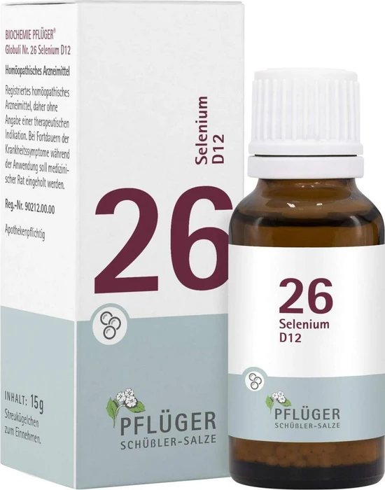 Schüßler-Salze 26 Selenium D6 Globuli, 15g