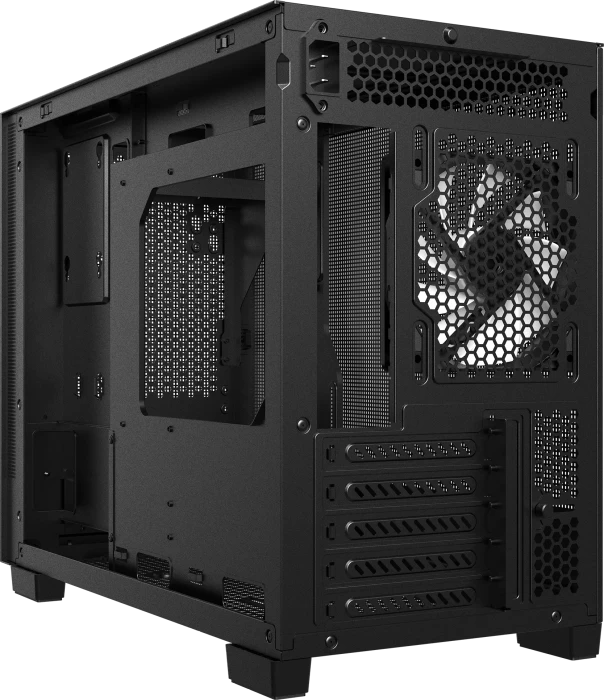 ADATA XPG Valor Mesh Nano Black, schwarz, Glasfenster