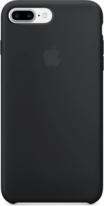 Apple Silikon Case für iPhone 7 Plus schwarz