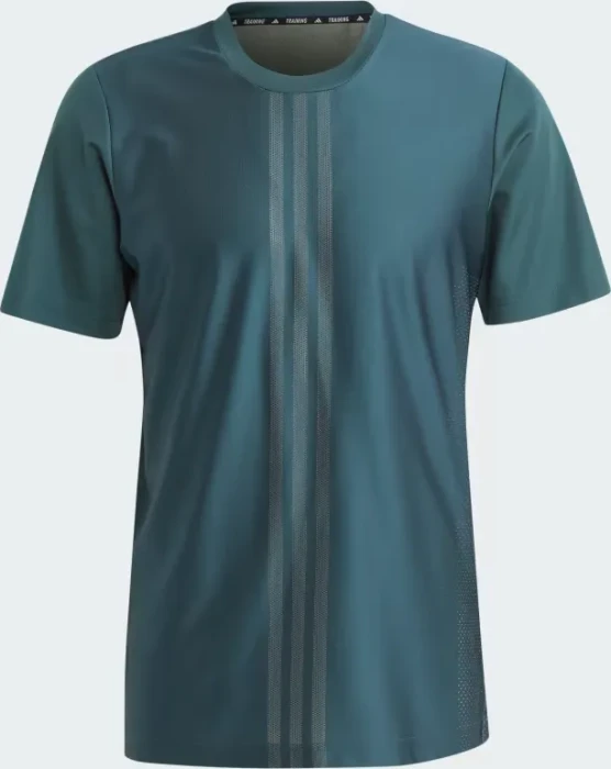 adidas HIIT Workout 3-Stripes Funktionsshirt kurzarm arctic night (Herren)