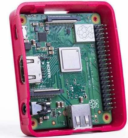 Raspberry Pi Raspberry Pi offizielles Gehäuse für Raspberry Pi 1 A+, weiß/rot
