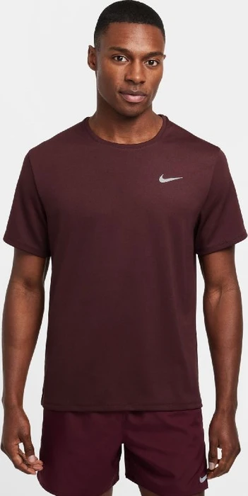 Nike Miler Funktionsshirt kurzarm burgundy crush (Herren)