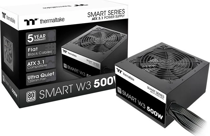 Thermaltake Smart W3 500W, ATX 3.1