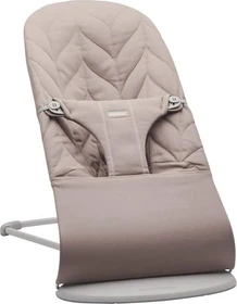 BabyBjörn Bliss Babywippe Blütenblatt-Steppung sandgrau