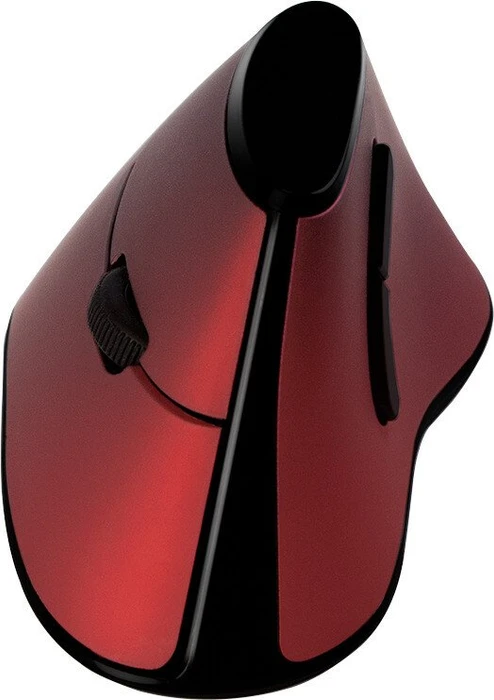 Typhoon Wireless Ergonomic Vertical Mouse, rot, USB