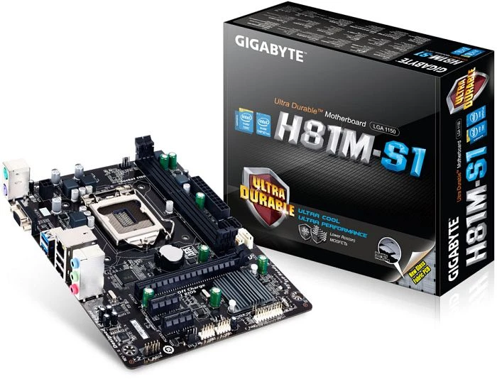 GIGABYTE GA-H81M-S1 (Intel 1150)