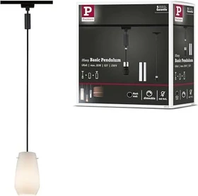 Paulmann URail 2Easy Basic Schienensystem Pendelleuchte E27 schwarz matt, 1 Stück