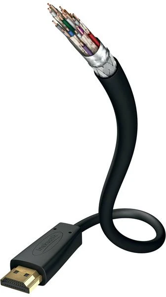 in-akustik Star High Speed mit Ethernet HDMI 1.4 Kabel schwarz, 5m
