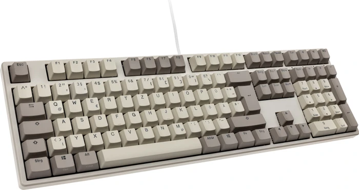 Ducky Origin Vintage, Retro grau, MX RED, USB, DE