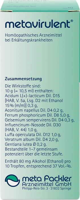 Metavirulent Tropfen, 50ml