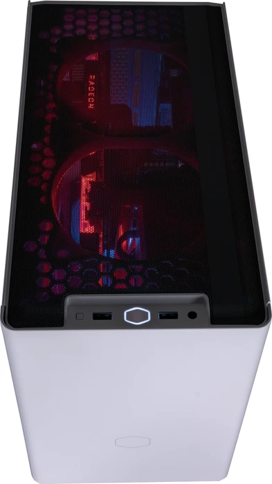 Cooler Master MasterBox NR200P, weiß, Glasfenster, Mini-ITX