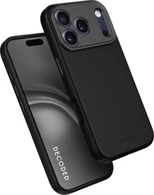 Decoded AntiMicrobial Silicone Back Cover für Apple iPhone 17 Pro Max phantom black