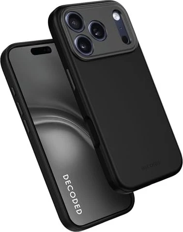 Decoded AntiMicrobial Silicone Back Cover für Apple iPhone 17 Pro Max phantom black