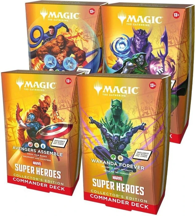 Magic the Gathering Marvel Super Heroes - Collector's Edition Commander Deck Display (EN)