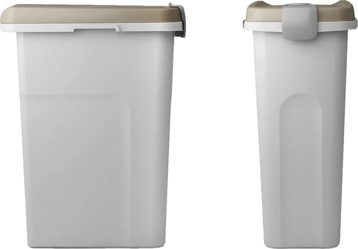 Kerbl Futtercontainer, 25l, weiß/braun (80831) – Bild 3 von 8