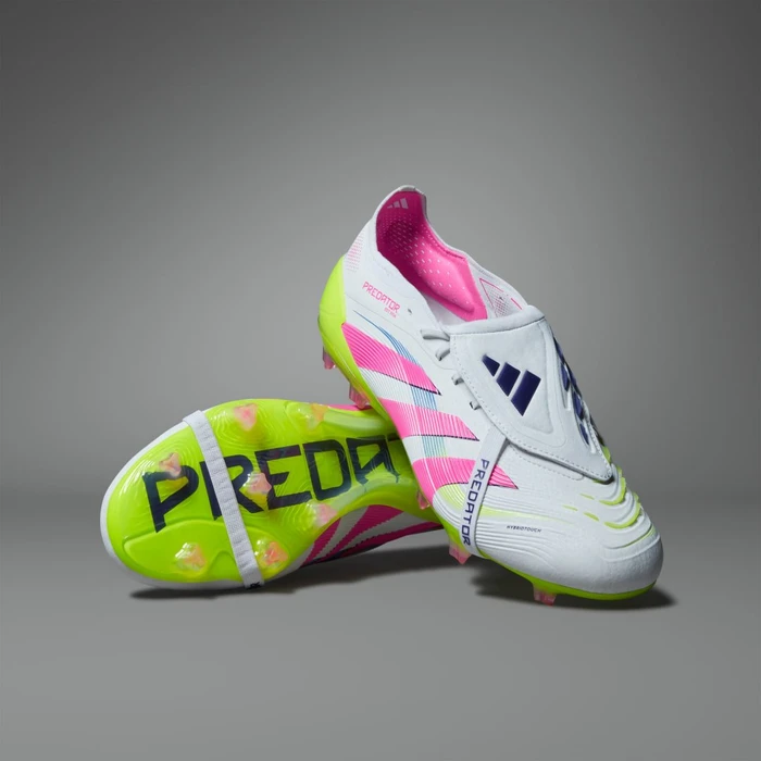 adidas Predator Elite Fold-Over Tongue FG cloud white/lucid pink/lucid lemon