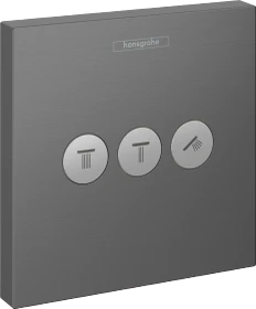 Hansgrohe ShowerSelect Ventil Unterputz für 3 Verbraucher brushed black chrome
