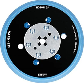 Bosch Professional Expert Multiloch Schleifteller für Exzenterschleifer hart, 125mm, 1 Stück