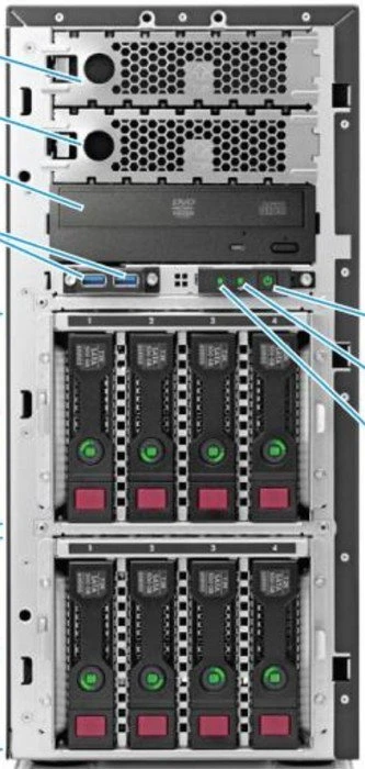 HPE ProLiant ML150 Gen9, Xeon E5-2620 v4, 16GB RAM