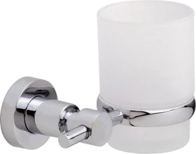 tesa Loxx Zahnbürstenhalter inkl. Klebelösung chrom/weiß