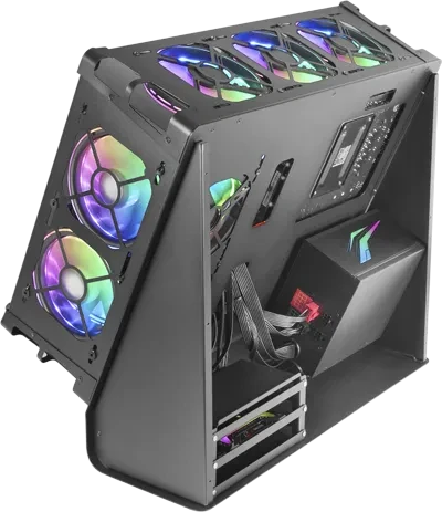 Mars Gaming MCB Black, Glasfenster