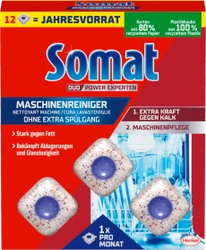 Somat Duo Power Experten Spülmaschinenreiniger, 12 Stück