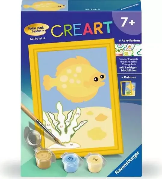 Ravensburger Malen nach Zahlen CreArt Fröhlicher Fisch