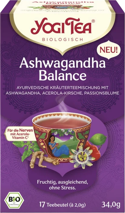 Yogi Tea Ashwagandha Balance Tee Beutel, 17 Stück