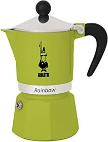 Bialetti Rainbow 6 Tassen Espressokanne grün