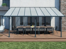 Palram Canopia Sierra Terrassenüberdachung 555x299cm grau