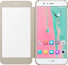 Huawei View Flip Cover für Honor 8 Pro gold