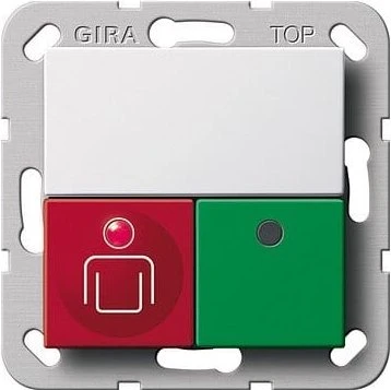 Gira Wippe mit Kontrollfenster, aluminium