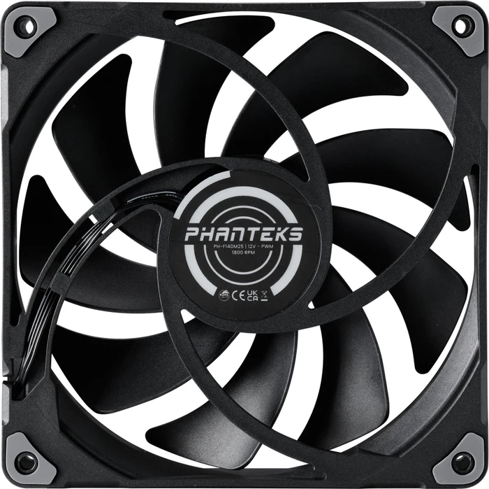 Phanteks M25-140 PWM, schwarz, 140mm