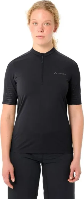 Vaude Qimsa Pro HZ Trikot kurzarm schwarz (Damen)