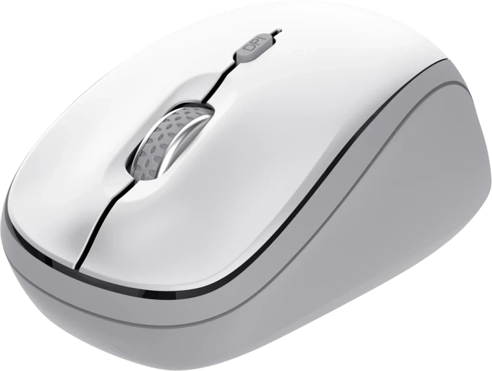 Trust Yvi+ Compact Multi-Device Wireless Mouse weiß, USB/Bluetooth